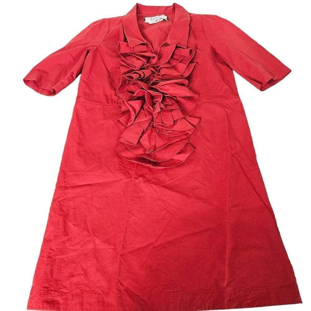 Marni raffle mini dress